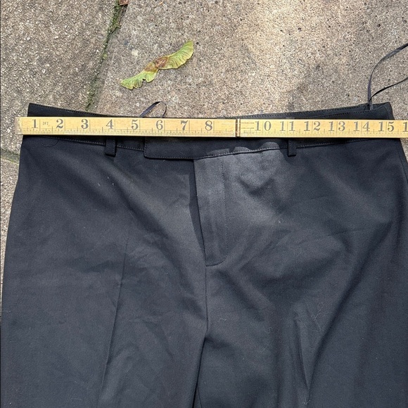 Classic Women’s Black Wide-Leg Cuffed Trousers. Size 6. Never worn. - Picture 5 of 10